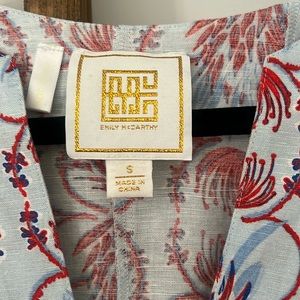 Emily McCarthy red and blue dress size S